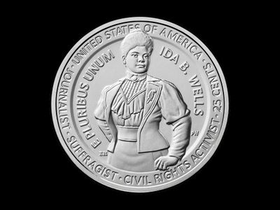 The new quarter design featuring Ida B. Wells, the suffragist, journalist and civil rights activist