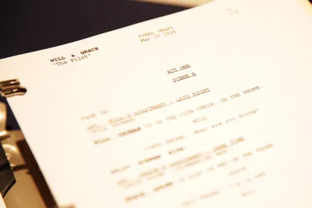 The creators of "Will & Grace" donated the pilot script and other items from the show to the National Museum of American History.