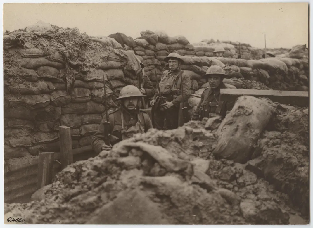 Brits in the trenches 1917
