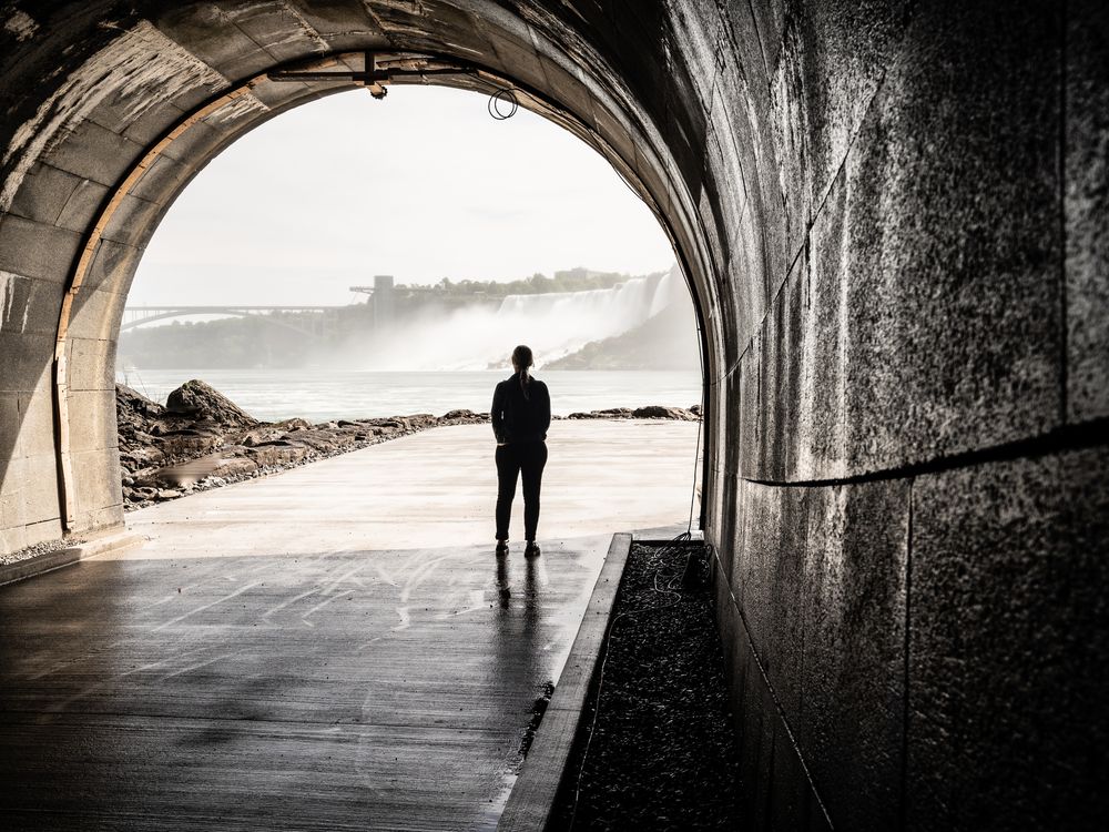 Wander Through a 2,200-Foot-Long Tunnel Beneath Niagara Falls