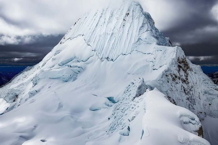 snow-covered mountain top