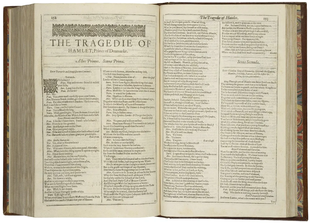 Hamlet Appears in First Folio 