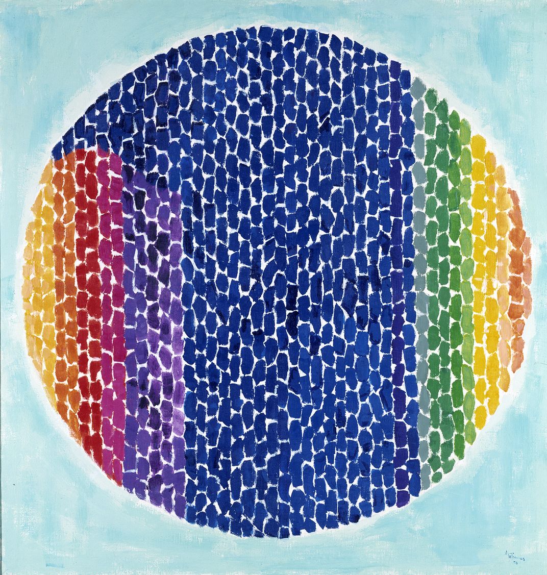 Alma Thomas Signature Style Is Full Of Color And Tiled Brushstrokes