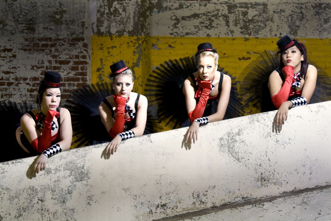 Ballerinas in a parking garage. Smithsonian Photo Contest