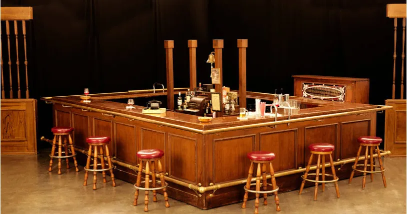 Bar set piece from TV show "Cheers"