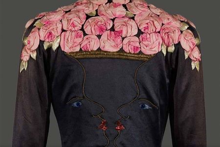 1937 Elsa Schiaparelli art-deco evening coat