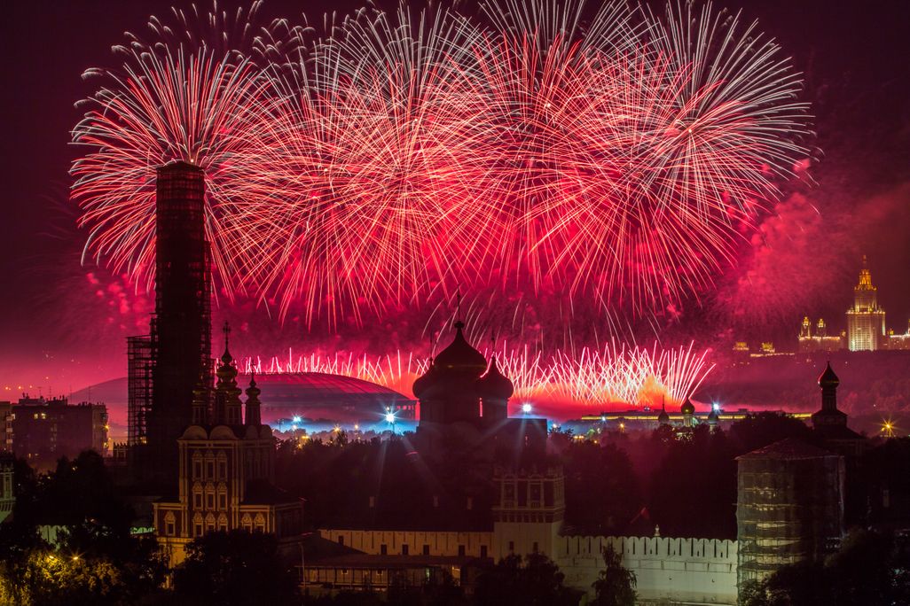 red fireworks