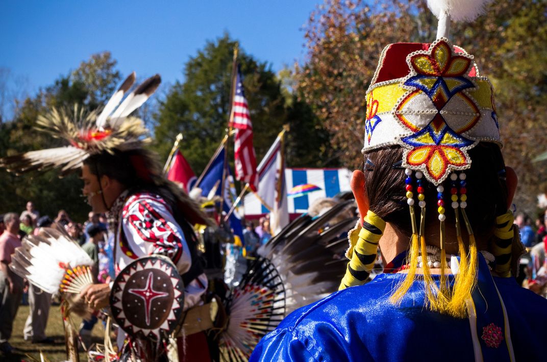 Opening dance at the 31st Annual NAIA Powwow Smithsonian Photo