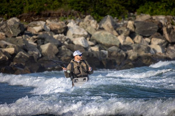 Fly fishing on the New Hampshire coast thumbnail