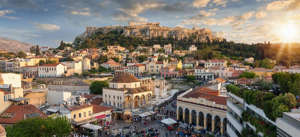  View of the Plaka, Athens 