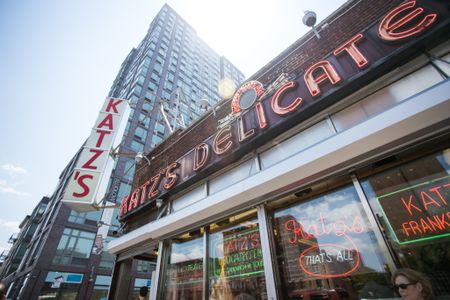 View of Katz's Delicatessen in New York City