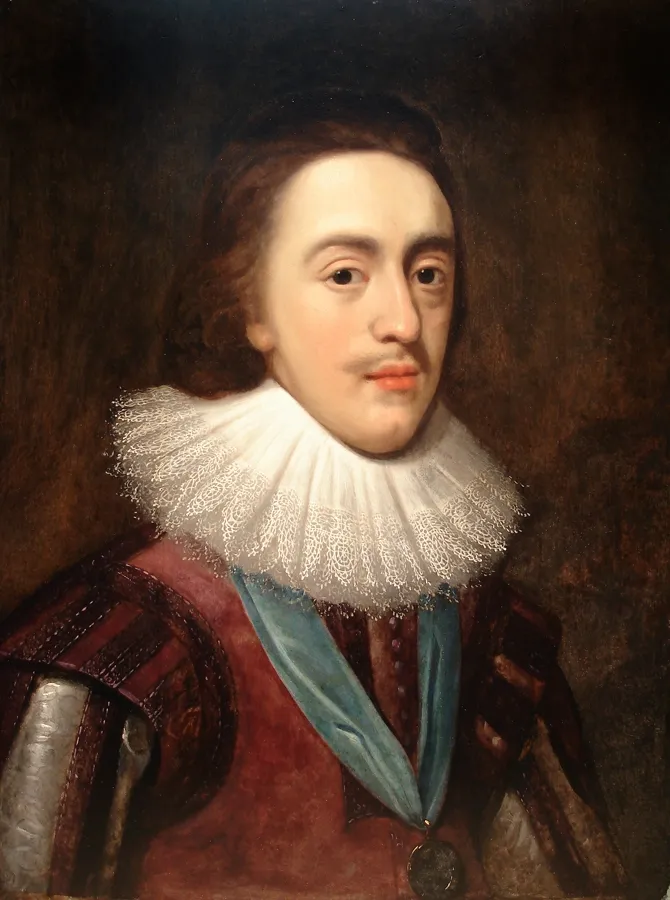 Portrait of Charles I, circa 1623, when he was still the Prince of Wales