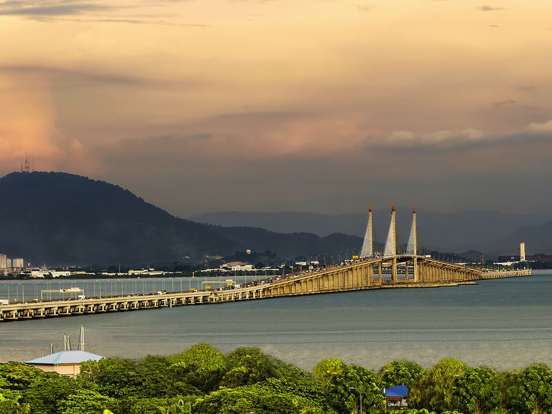 Golden Penang Bridge | Smithsonian Photo Contest | Smithsonian Magazine