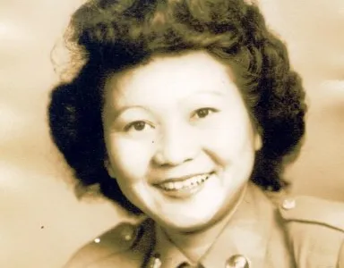 Alice Tetsuko Kono in her Women's Army Corps uniform, around 1943 (NMAH)