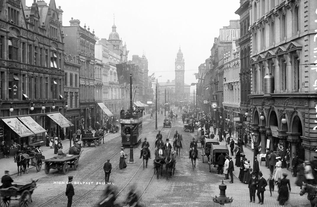 Belfast's High Street, as seen in 1906