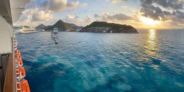 Sunrise Port Arrival at Saint Maarten thumbnail