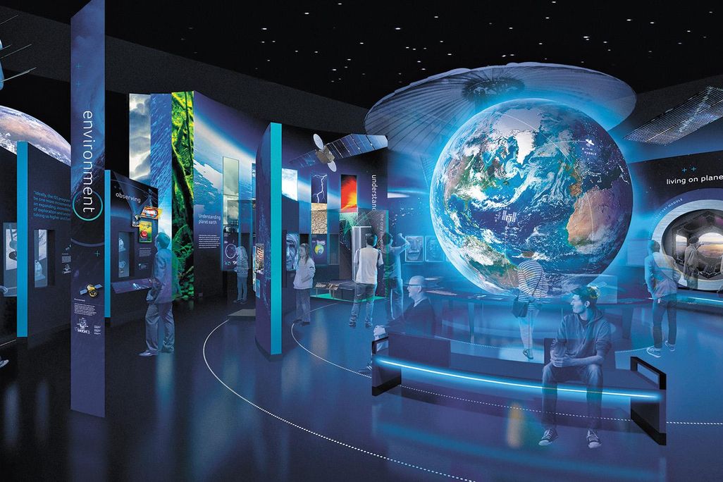 rendering of the One World Connected gallery