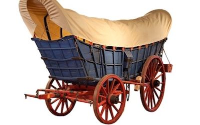 Once the king of the road, the Conestoga Wagon could haul up to five tons of cargo.