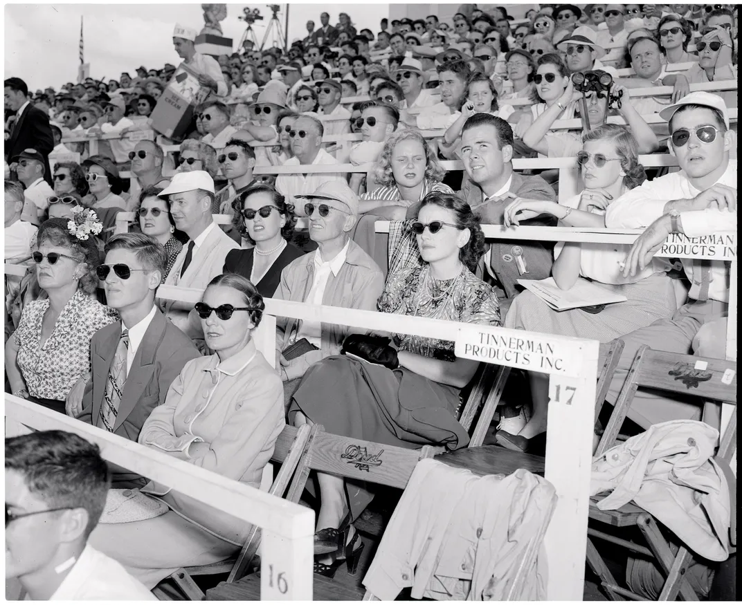 Spectators watching National Air Races