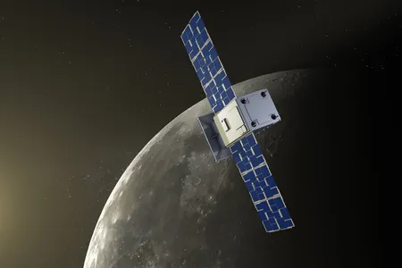 CAPSTONE is currently in low-Earth orbit and will take about four months to reach lunar orbit. (Pictured: An illustration of CAPSTONE)
