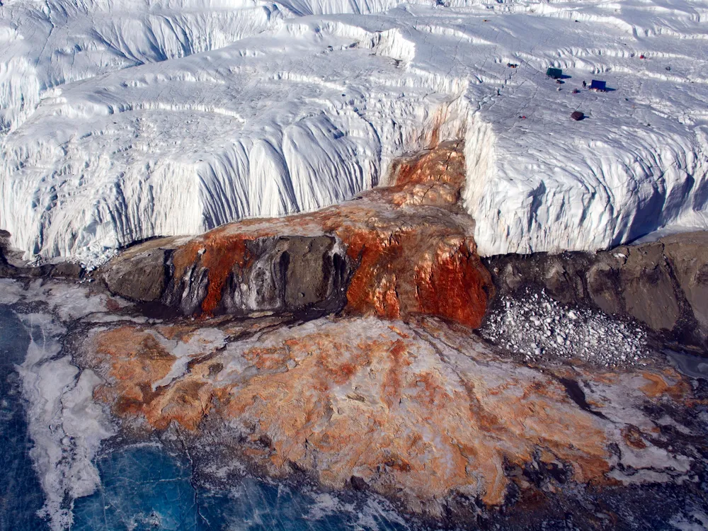 Blood Falls, Taylor Glacier, McMurdo Dry Valleys.