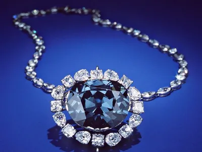 The Hope Diamond came to the Smithsonian’s National Museum of Natural History in 1958. Since then, museum scientists have uncovered a lot about the diamond’s intriguing past.