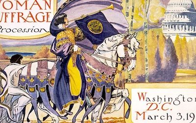 This weekend is the 100th anniversary of the 1913 woman suffrage parade. Join the American History Museum in celebrating Women’s History Month with a family festival on Saturday.