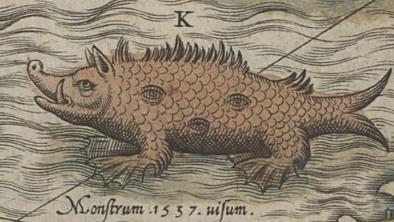 The Enchanting Sea Monsters on Medieval Maps