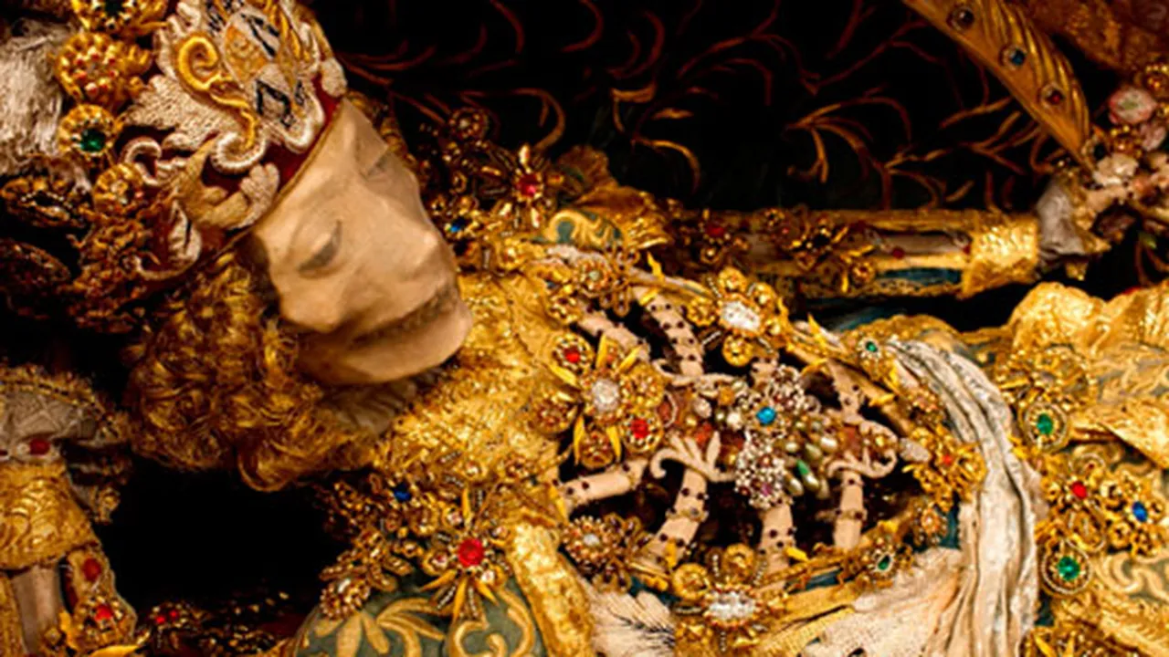 Meet the Fantastically Bejeweled Skeletons of Catholicism's