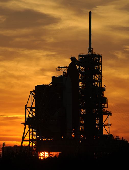 The STS-122 space shuttle mission is postponed until at least January 2.