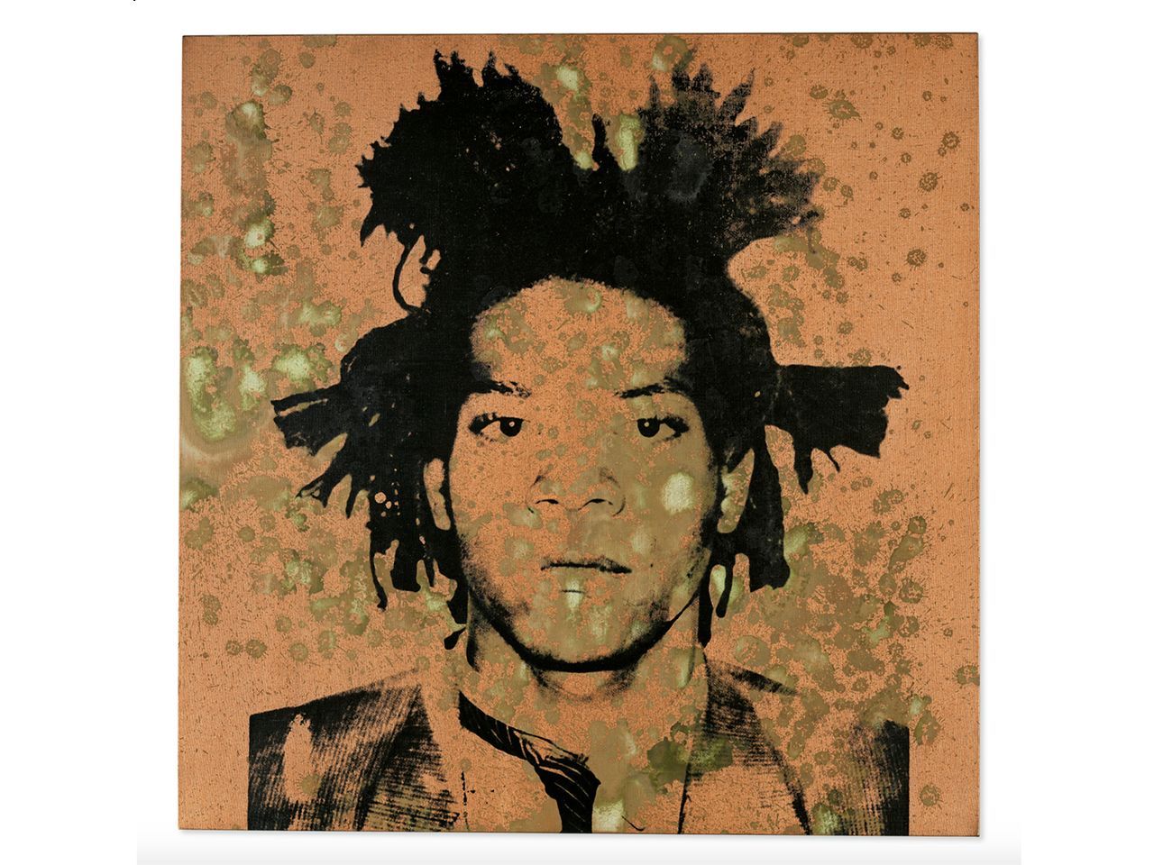 Andy Warhol × JEAN-MICHEL BASQUIAT Why Andy Warhol Peed on This Portrait of Jean-Michel Basquiat