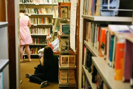 Founded in 1975, the space boasts a collection of some 7,000 books, 1,500 periodicals, and reams of pamphlets and assorted ephemera