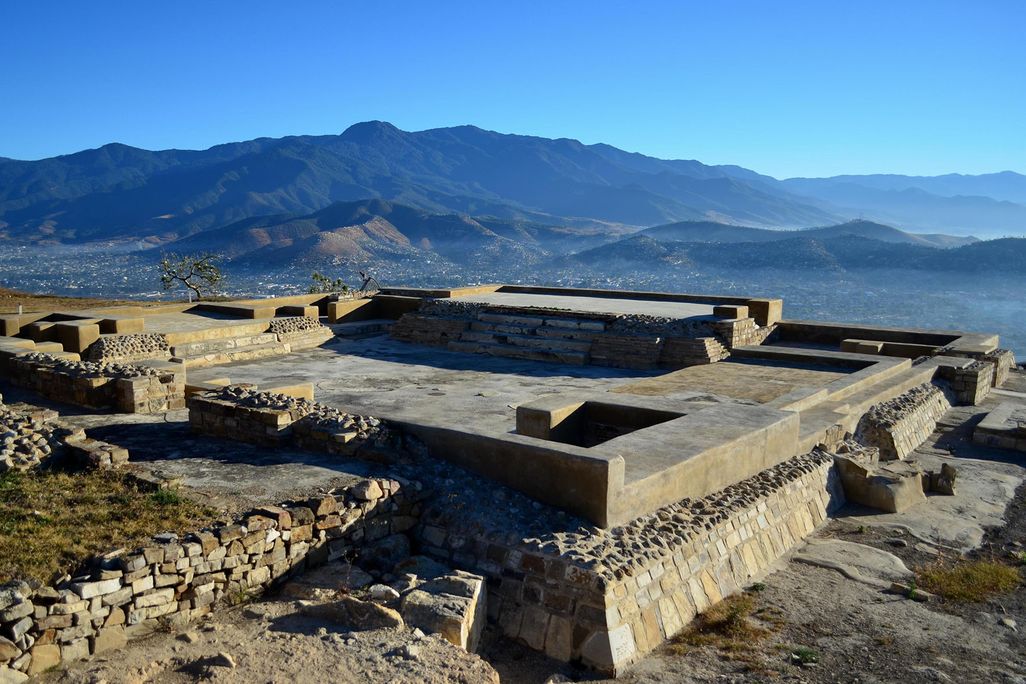 archaeological ruins of Atzompa structures