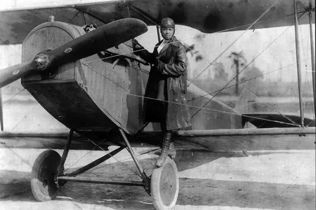 &ldquo;Bessie Coleman (above: with her Curtiss JN-4 "Jennie" in her custom designed flying suit, ca. 1924) was a real gutsy woman for the era,&rdquo; says&nbsp;Dorothy Cochrane, a curator at the Smithsonian&rsquo;s National Air and Space Museum. "Anyone else might have quit at any time.&rdquo;