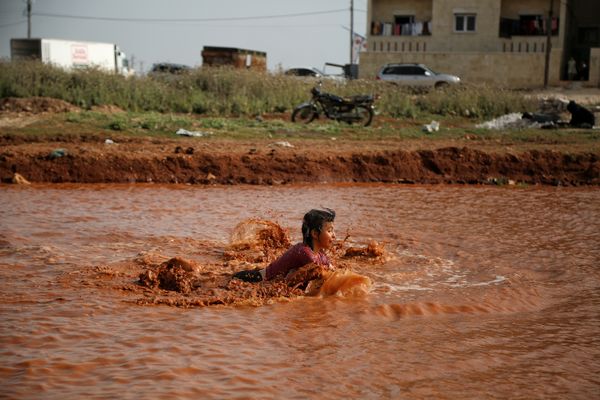 swimming in muddy water thumbnail