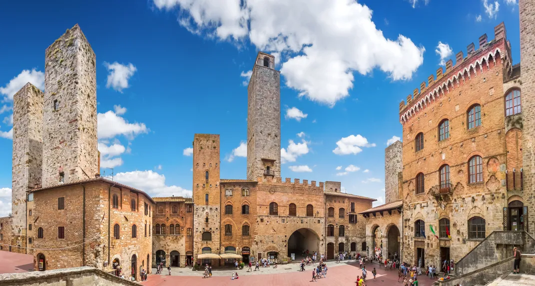 San Gimignano's historic square