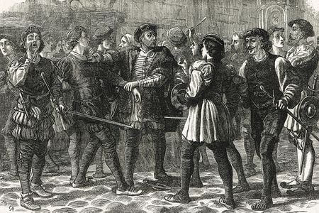 When Londoners worried about losing their jobs in 1517, they turned against foreigners. 