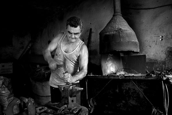 Blacksmith from village Bashaid in Serbia thumbnail