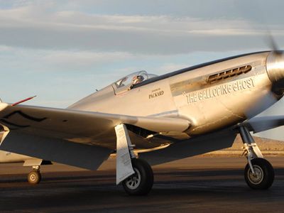 Jimmy Leeward and The Galloping Ghost at the 2010 Reno air races.