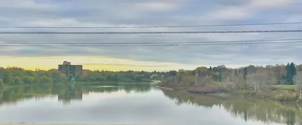 Calm Bright Fall Morning over the Red River thumbnail