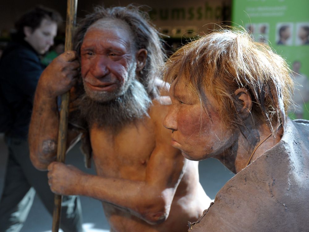 Neanderthal Couple