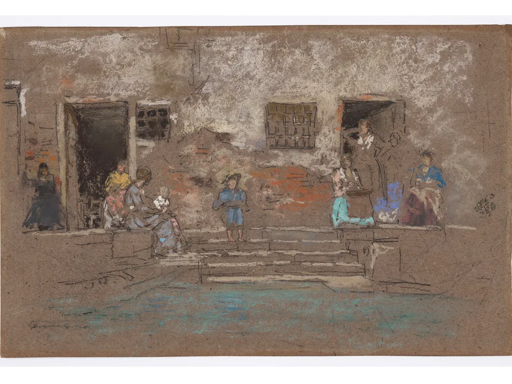 The Steps, James McNeill Whistler, 1880