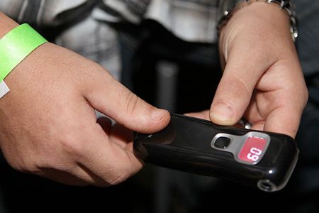 Researchers have developed a breath-based test for bacterial infections, using the same concepts employed in a breathalyzer (above).