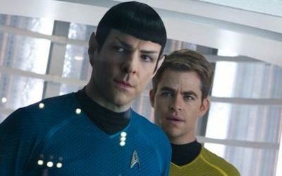 Zachary Quinto and Chris Pine in the 2013 ‘Star Trek Into Darkness.’