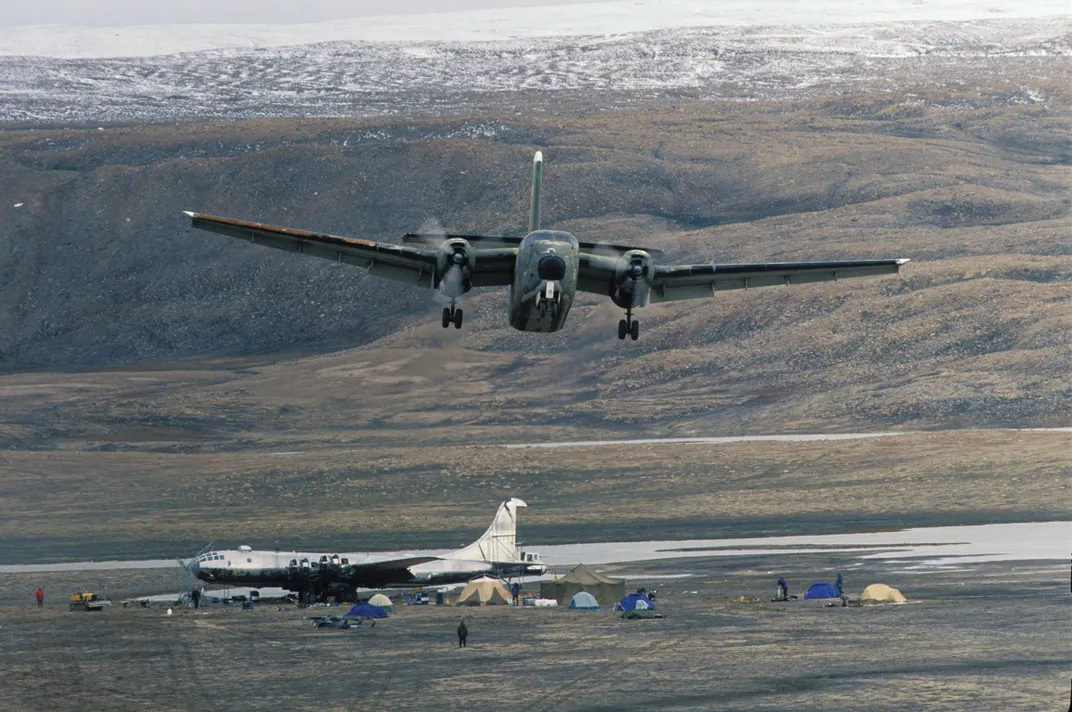 caribou takes flight