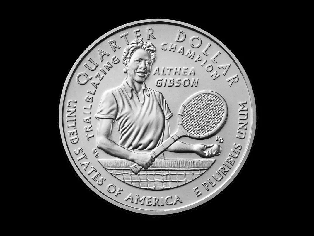 Althea Gibson quarter
