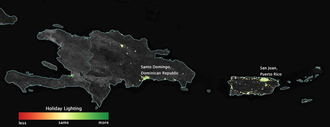 NASA Can See Your Holiday Lights From Space