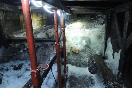 Warming temperatures allowed archaeologists to begin examining the barracks, which had previously been sealed off by a glacier, in 2017.