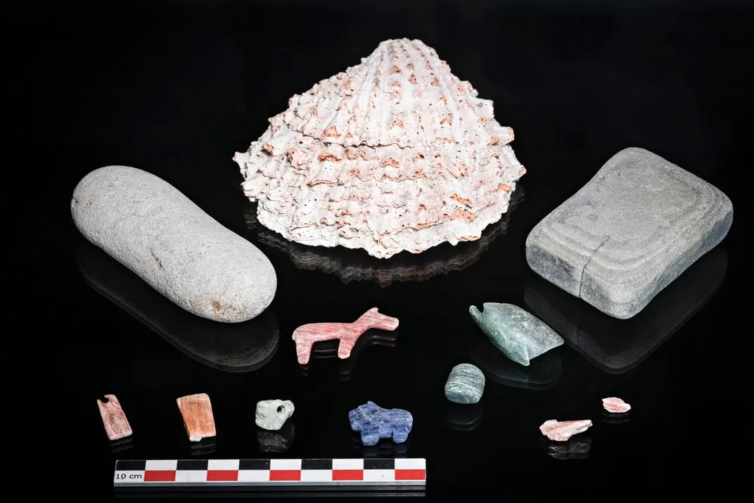 Tiwanaku Stone and Shell Artifacts