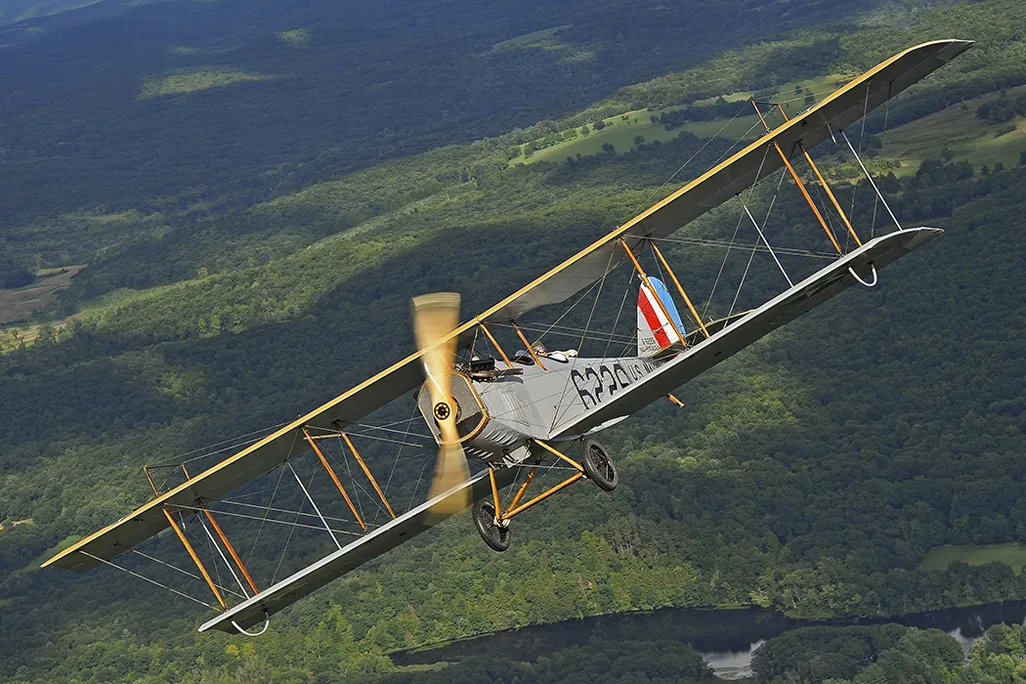 This Jenny belongs to Old Rhinebeck Aerodrome in New York.
